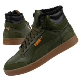 Puma Shuffle Mid chaussures d'hiver 387609 02 vert 2