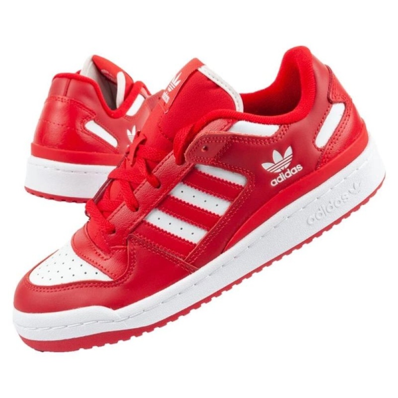 Adidas Forum Low Cl U HQ1495 chaussures de sport rouge 1 Adidas Forum Low Cl U HQ1495 chaussures de sport rouge 1