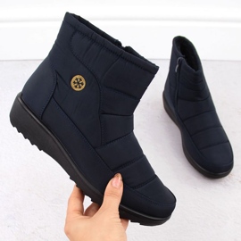 Unisoft Bottines de neige femme, bleu marine 1 Unisoft Bottines de neige femme, bleu marine 1