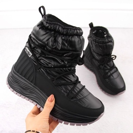 Filippo DBT6647 bottes de neige à enfiler pour femme, noir le noir 1