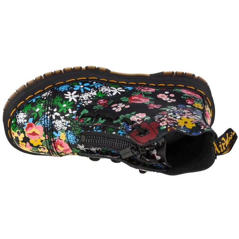Dr. Martens Dr chaussures Martens Sinclair Bex Floral Mash Up DM27128001 avec des fleurs noir 2