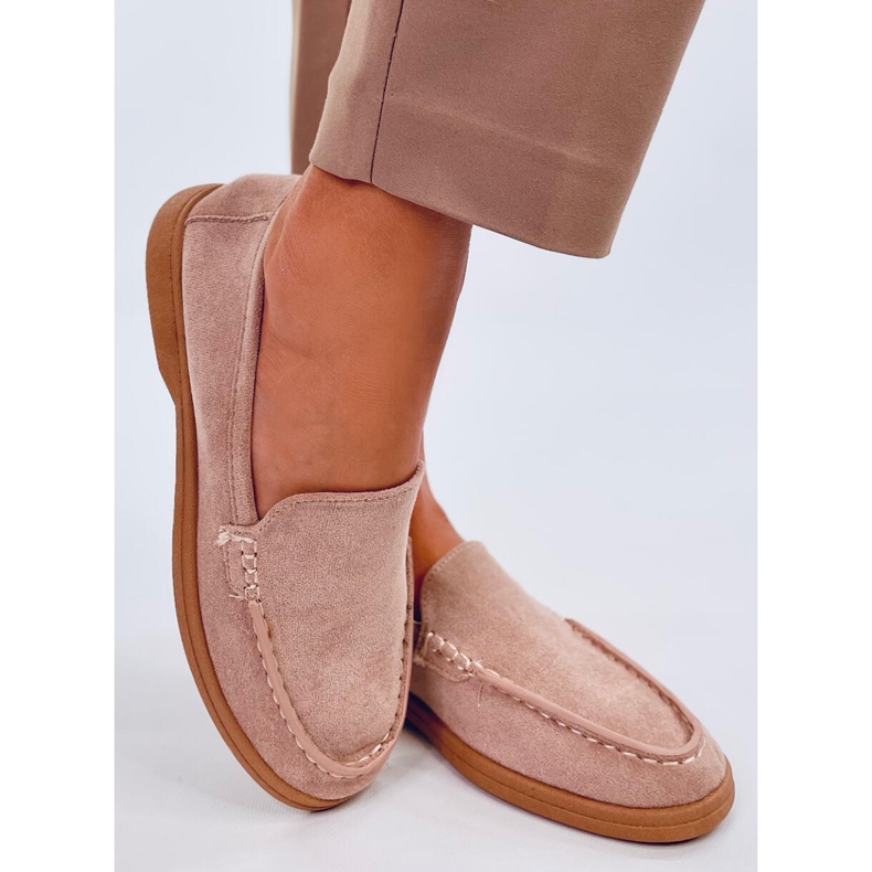 Mocassins doux pour femmes beige 1