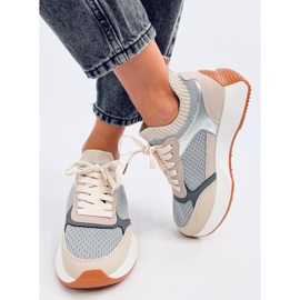 Chaussures de sport chaussettes grises pour femmes 1