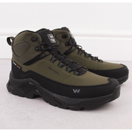 Chaussures de trekking imperméables pour hommes vertes Vanhorn 99302 1