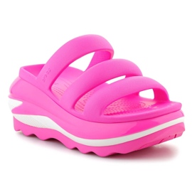 Tongs Crocs Mega Crush Triple Strap 209842-6TW rose 2