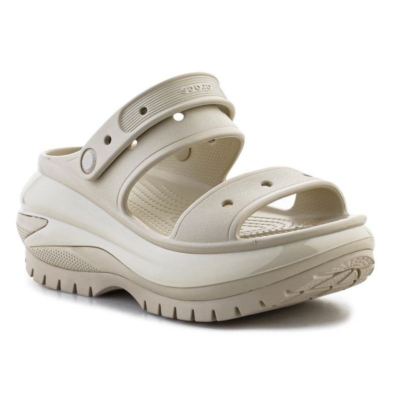 Tongs Crocs Mega Crush Sandal 207989-2Y2 beige 2