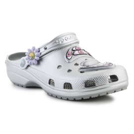 Crocs Scharf Classic Clog 209487-040 tongs argent 2