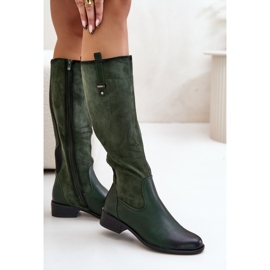 Step in style Bottes Modèle Ivasira ASA198-22 Vert - Entrez avec style 3