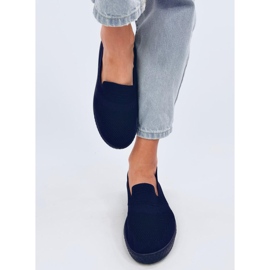 Baskets chaussettes femme, bleu marine 1