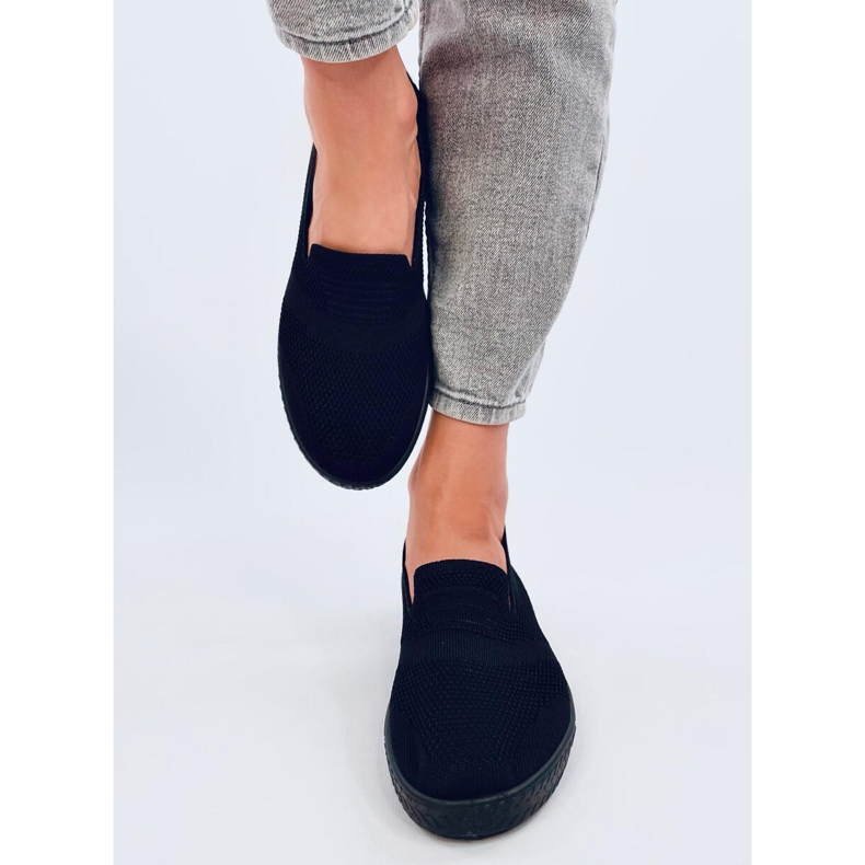 Baskets chaussettes pour femmes, noires le noir 1