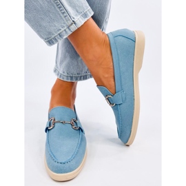 Seastar Mocassins femme bleus à décoration 1