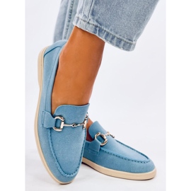 Seastar Mocassins femme bleus à décoration 2