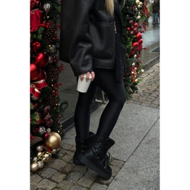 Bottes de neige à plateforme imperméables Vegan D.Franklin DFSH370004 Noir 2