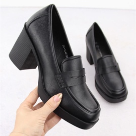 Potocki W 12451 WOL265A chaussures à talons hauts le noir 1