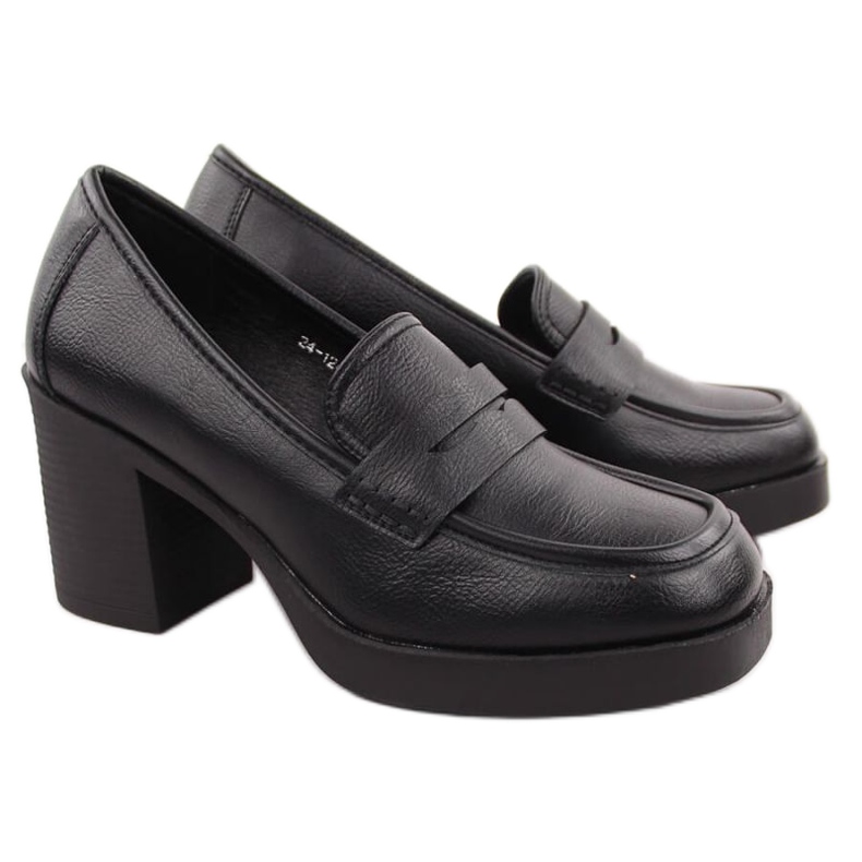 Potocki W 12451 WOL265A chaussures à talons hauts noir 2