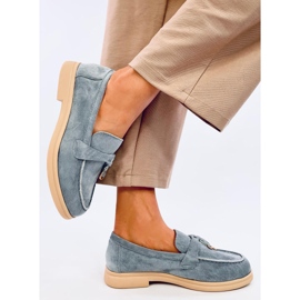 Seastar Mocassins femme en daim bleu 4