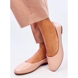 Seastar Ballerines beiges avec empiècement en cuir 3