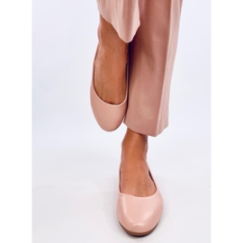 Seastar Ballerines beiges avec empiècement en cuir 2
