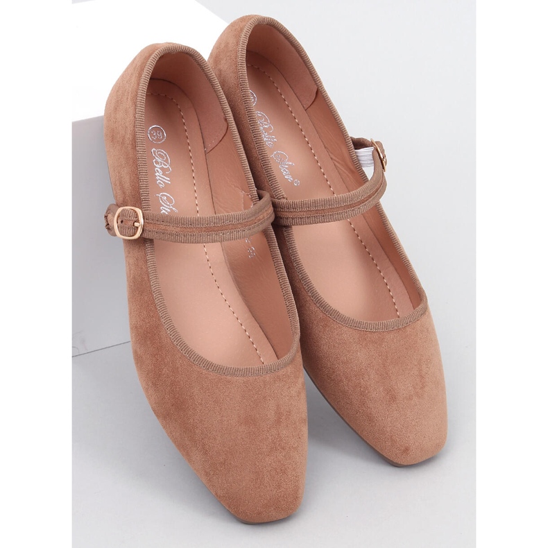 Ballerines style Mary Jane kaki beige 1 Ballerines style Mary Jane kaki beige 1