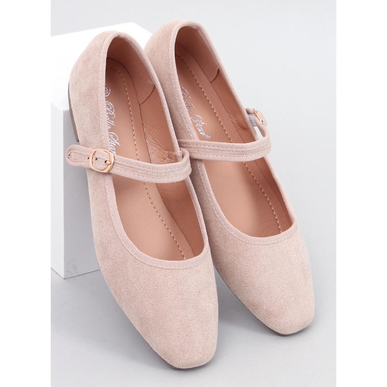 Ballerines style Mary Jane Beige 1