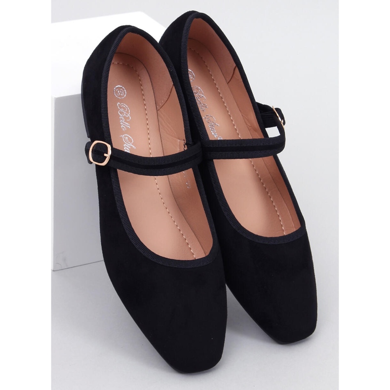 Ballerines style Mary Jane noires le noir 1