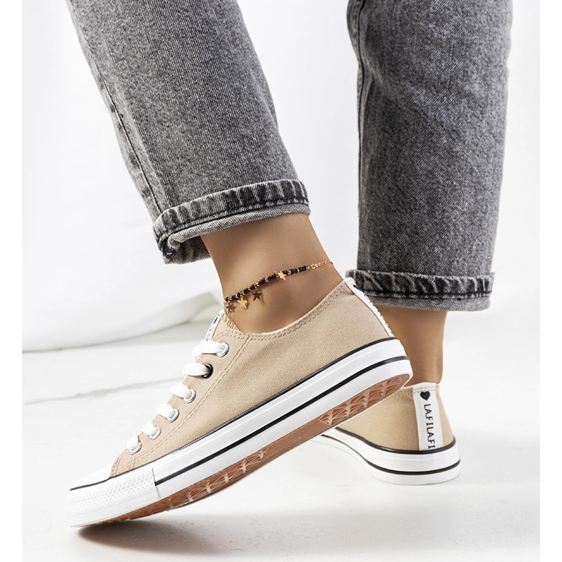 Baskets classiques pour femmes Kolind beiges 2