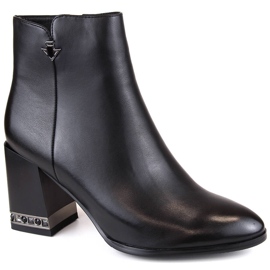 Bottes isolées noires pour femmes avec Filippo DBT4842 / 23 BK 1