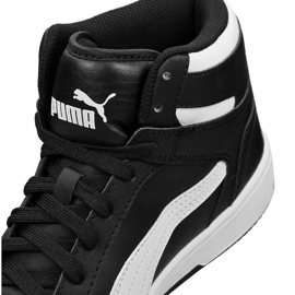 Baskets Puma Rebound LayUp Jr 370486 01 le noir 3