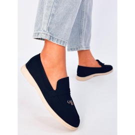 Mocassins femme noirs 2