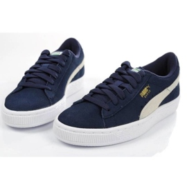 Chaussures Puma en daim classique 356568 51 bleu 13