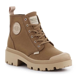 Chaussures Palladium Pallabase Twill W Butternut 96907-204-M vert 5