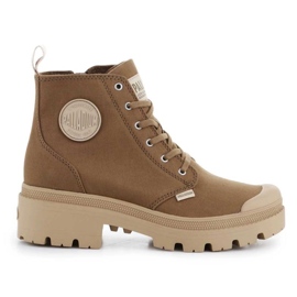 Chaussures Palladium Pallabase Twill W Butternut 96907-204-M vert 10