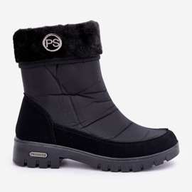 Bottes de neige isolées à la mode pour femmes Progress PROGJ-21-13 Noir le noir 8