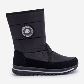 Bottes de neige pour femme avec fermeture éclair Progress PROGJ-21-09 Noir le noir 8