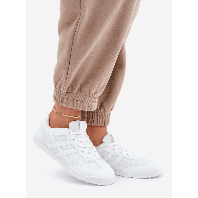 Baskets basses pour femmes, blanc 1