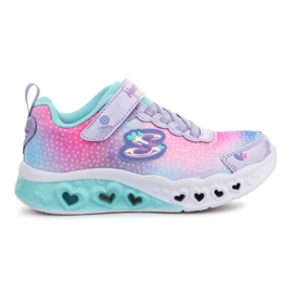 Skechers S Lights Flutter Heart Lights chaussures 302315-LVMT rose 6