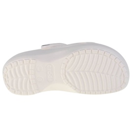 Tongs Crocs Classic Platform Clog 206750-100 blanche 3