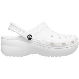 Tongs Crocs Classic Platform Clog 206750-100 blanche 4
