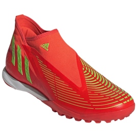 Chaussures Adidas Predator Edge.3 Ll Tf GV8533 rouge oranges et rouges 3