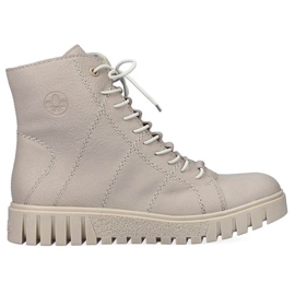 Rieker W RKR279C bottes à plateforme isolées, beige 10