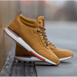 Chaussures Jogger Bustagrip M MRM4C en cuir brun 4