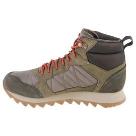 Chaussures Merrell Alpine Sneaker Mid Plr Wp 2 J004291 vert 5