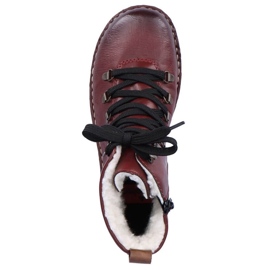 Bottes isolées confortables Rieker W RKR559 rouge 17