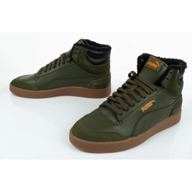 Puma Shuffle Mid chaussures d'hiver 387609 02 vert 10