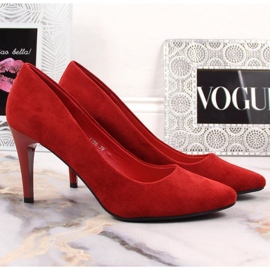 Sergio Leone W SK379K talons hauts en daim rouge 6