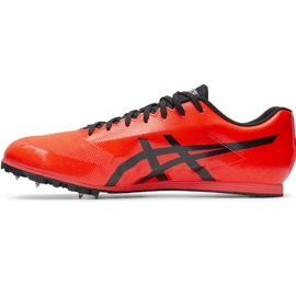 Asics Hyper Ld 6 Longue Distance 1091A019 701 chaussures à crampons rouge rouge 7