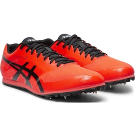 Asics Hyper Ld 6 Longue Distance 1091A019 701 chaussures à crampons rouge rouge 9