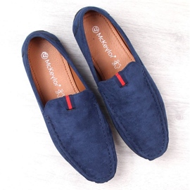 Mocassins McKeylor en daim M 2260 JAN208B bleu 3