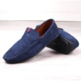 Mocassins McKeylor en daim M 2260 JAN208B bleu 4