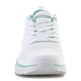 Chaussures Skechers Bobs Squad Chaos Parallel Lines W 117212-OFWT blanche 6